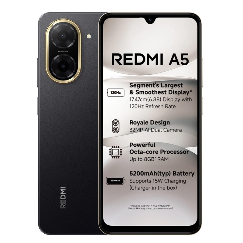 Redmi A5 4G (3Go RAM 64Go)